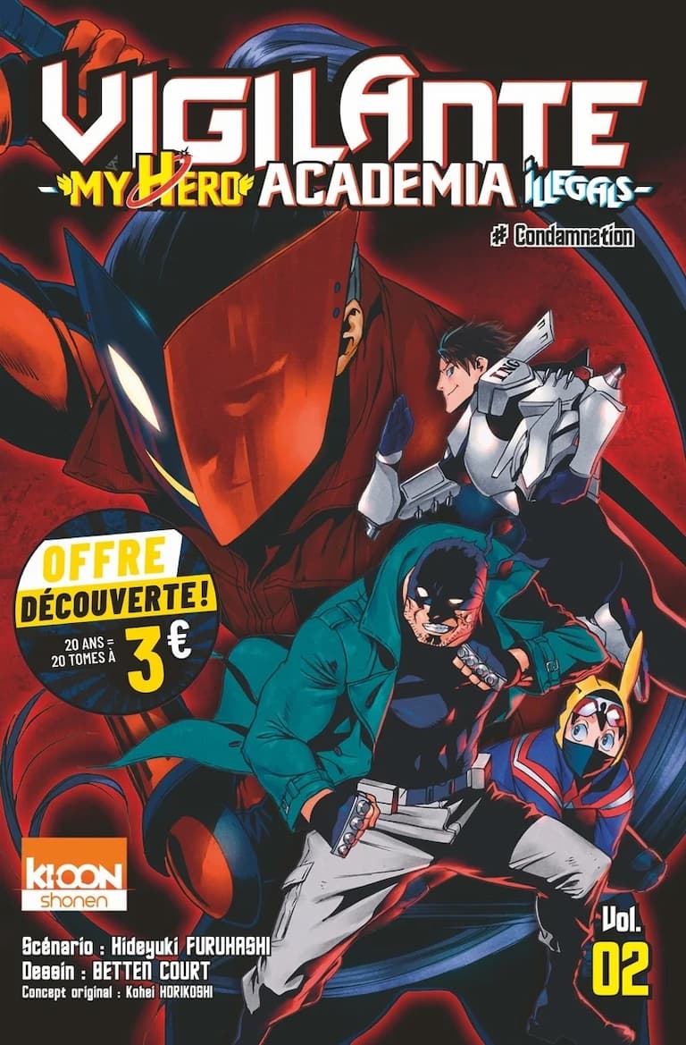 Vigilante - My Hero Academia Illegals T02 à 3 euros