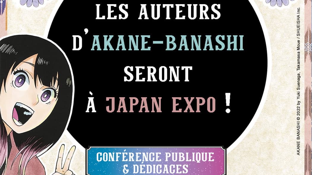 Les auteurs d'Akane-banashi à Japan Expo !